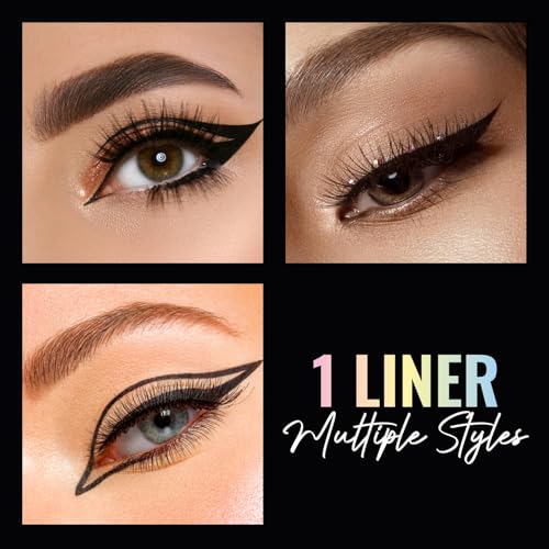 Image of Blue Heaven 24hr Stay Liquid Eyeliner Waterproof Smudge Proof | Quick Dry, Fine-Tip Brush for Precision | Long-Lasting Eye Liner for Women | Cotton Candy | 3ml