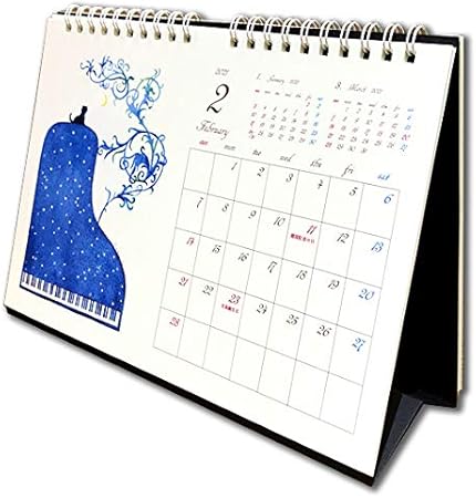 Amazon 21年 卓上カレンダー 山田和明 バロックの調べ デスク 作家 アート 水彩 音楽 楽器 イラスト スケジュール 日用品 カレンダー 文房具 オフィス用品