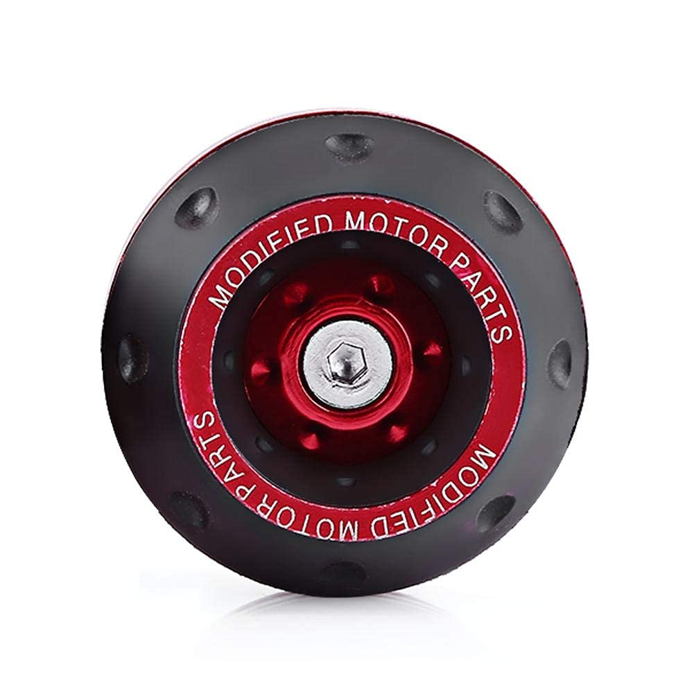 Foderi Telaio Forcella, CNC Anteriore in Alluminio Cursore Telaio Ruota Anteriore Motorino di Protezione Anticaduta Moto Scooter Ciclomotore (Rosso)