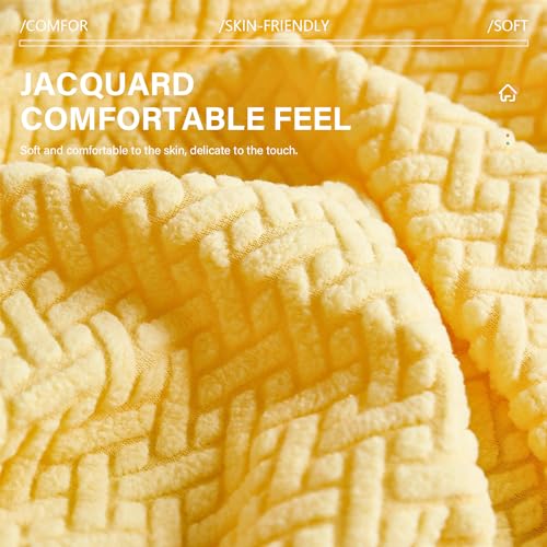 Funda de sofá elástica lavable de terciopelo con protector reposapiés integrado L 3