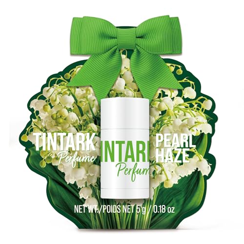 Profumo solido in stick, bar di profumo da viaggio per fragranze femminili, ispirato a Lazy Sunday Morning, balsamo profumato floreale a lunga durata, mini Eau de Profumo Naturale 5g (04 Pearl Haze)