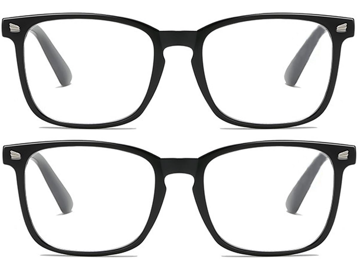 Eyglajdd 5er-Pack Blaulichtfilter Lesebrillen für Damen und Herren mit Federscharnieren Computerbrillen und Lesehilfen