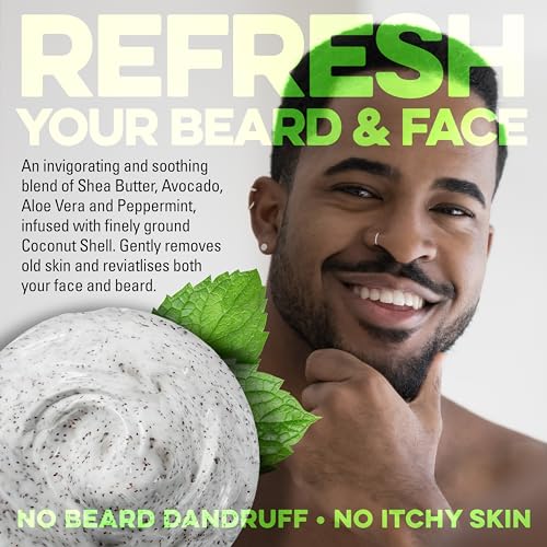 Gnarly Joe Refreshing Peppermint Beard and Face Exfoliant, Wash and Scrub, 50g - Image 7