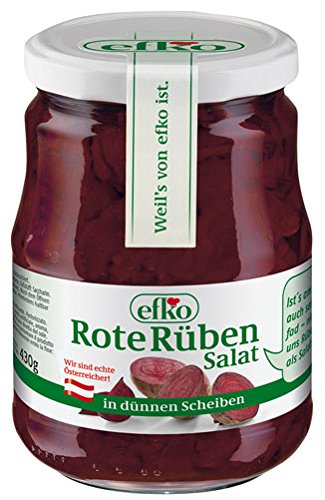 Efko Rote Rübensalat, in dünnen Scheiben - 670 g