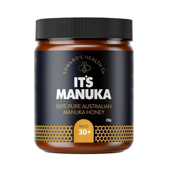 It's Manuka100% Australian Manuka Honey 30+ MGO | To Boost Immunity And Gut Health | Soothe Sore Throats, Heal Minor & Chronic Wounds | Chemical & Pesticide-Free | 250 Grams