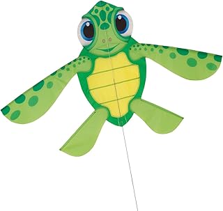 CHIPMUNKK Sea Turtle Easy to Fly Nylon Kite for Kids and Adults Great for Beach Trip and Outdoor Activities Perfect for Be...