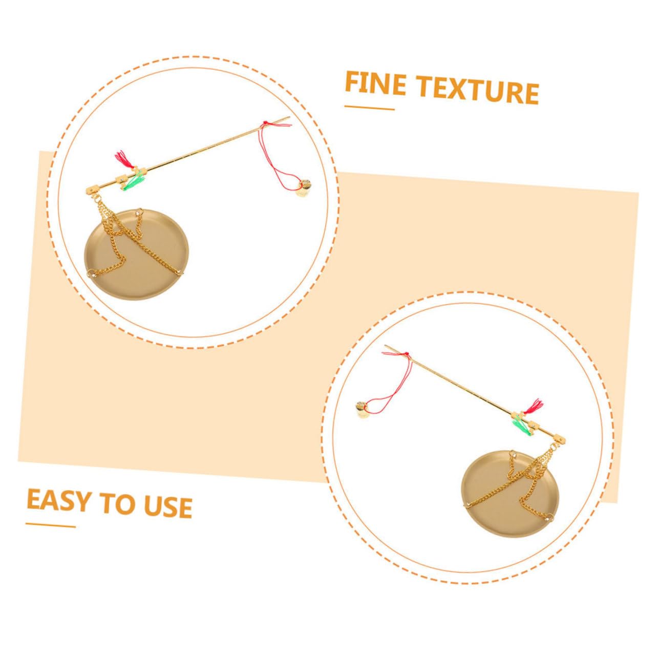 2pcs Retro Style Chinese Medicine Scale Gram Scale for Kitchen Jewelry Chinese Store