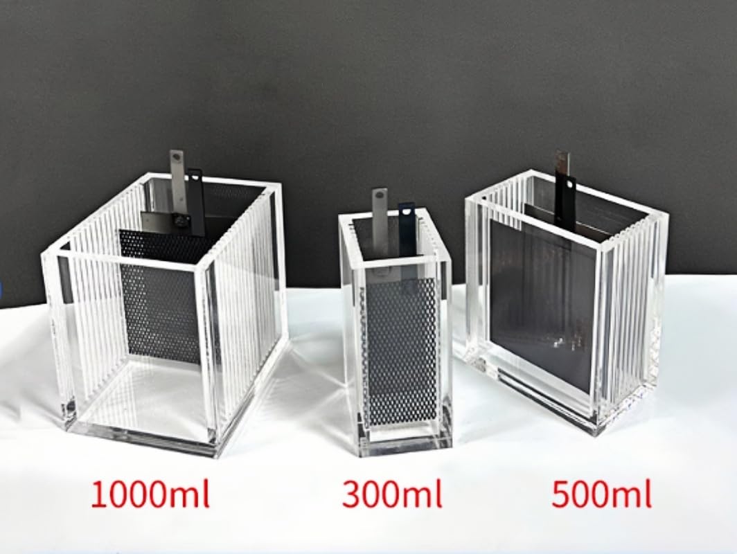 Kit sperimentale di celle for elettrolizzatore acrilico - 10x10 cm, confezione da 10(Regular cell 1000ml)