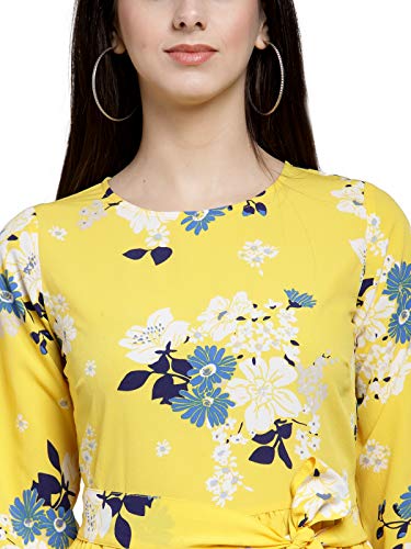 Image of pluss Women's Georgette A-Line Maxi Dress