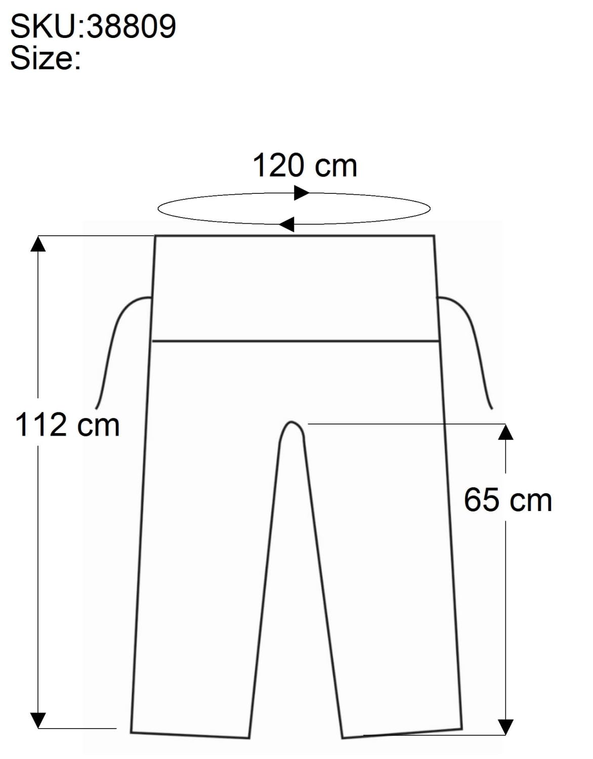 GURU SHOP Thai Fischerhose aus Fester Baumwolle, Patchwork Wickelhose, Yogahose, Unigröße, Herren/Damen