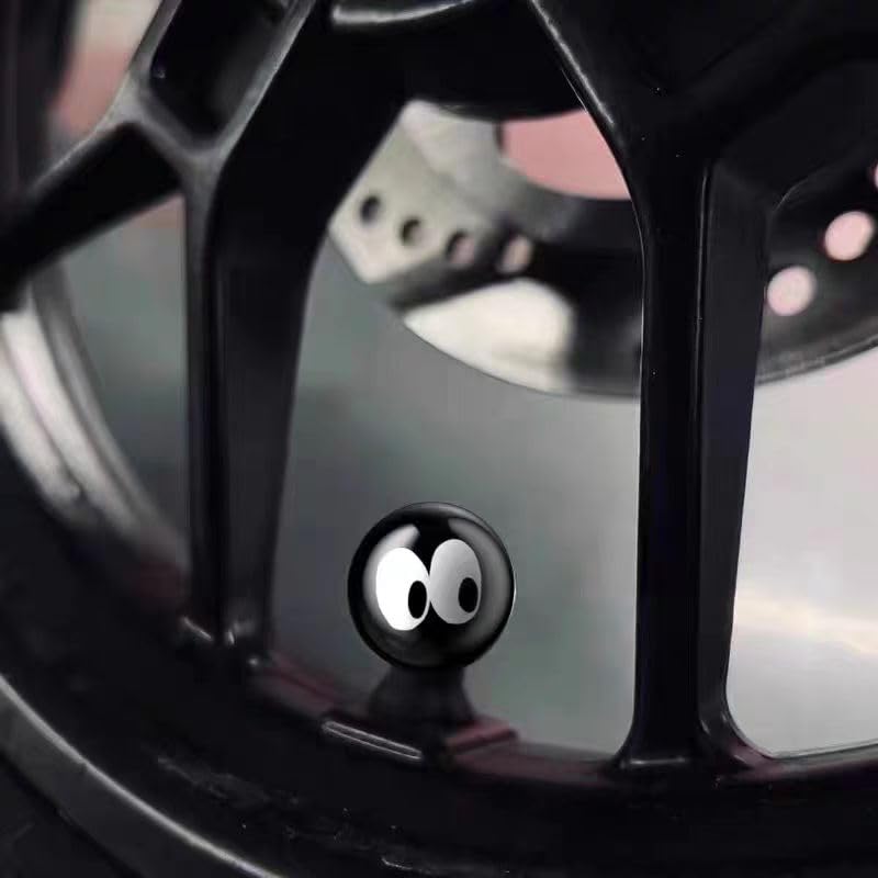 YCZWJZXD 4 Piezas Coche Tapas De Válvula para Mazda CX-8 CX8 Modelo,Tapa de Válvula de Neumáticos de Automóviles de Modelo General,Accesorios De Estilo De Coche