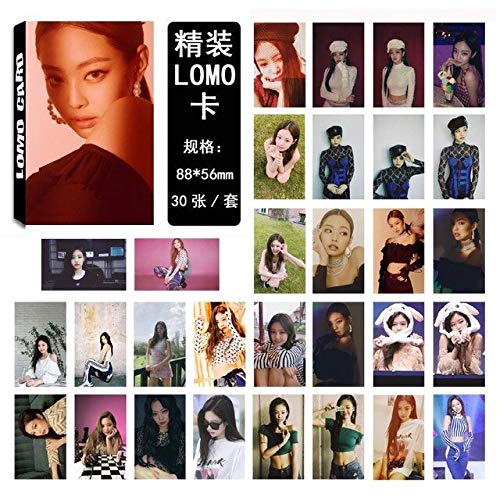 ISPEED-Stationery Set - 30Pcs/set Korean KPOP BLACKPINK Girls Kill This Love 2019 New Album Photo Card PVC Cards Self Made LOMO Card Photocard (Jennie 01)