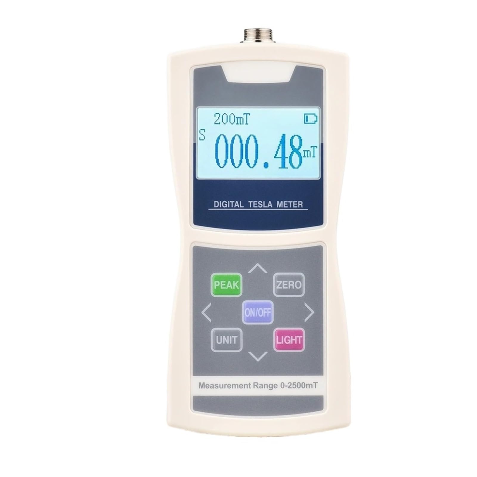 NURII Medidor Digital Gaussímetro, probador de Campo de Superficie de Alta precisión de Pasillo Radial estándar de 200 mT/2000 MT (Size : Accuracy Level 2)