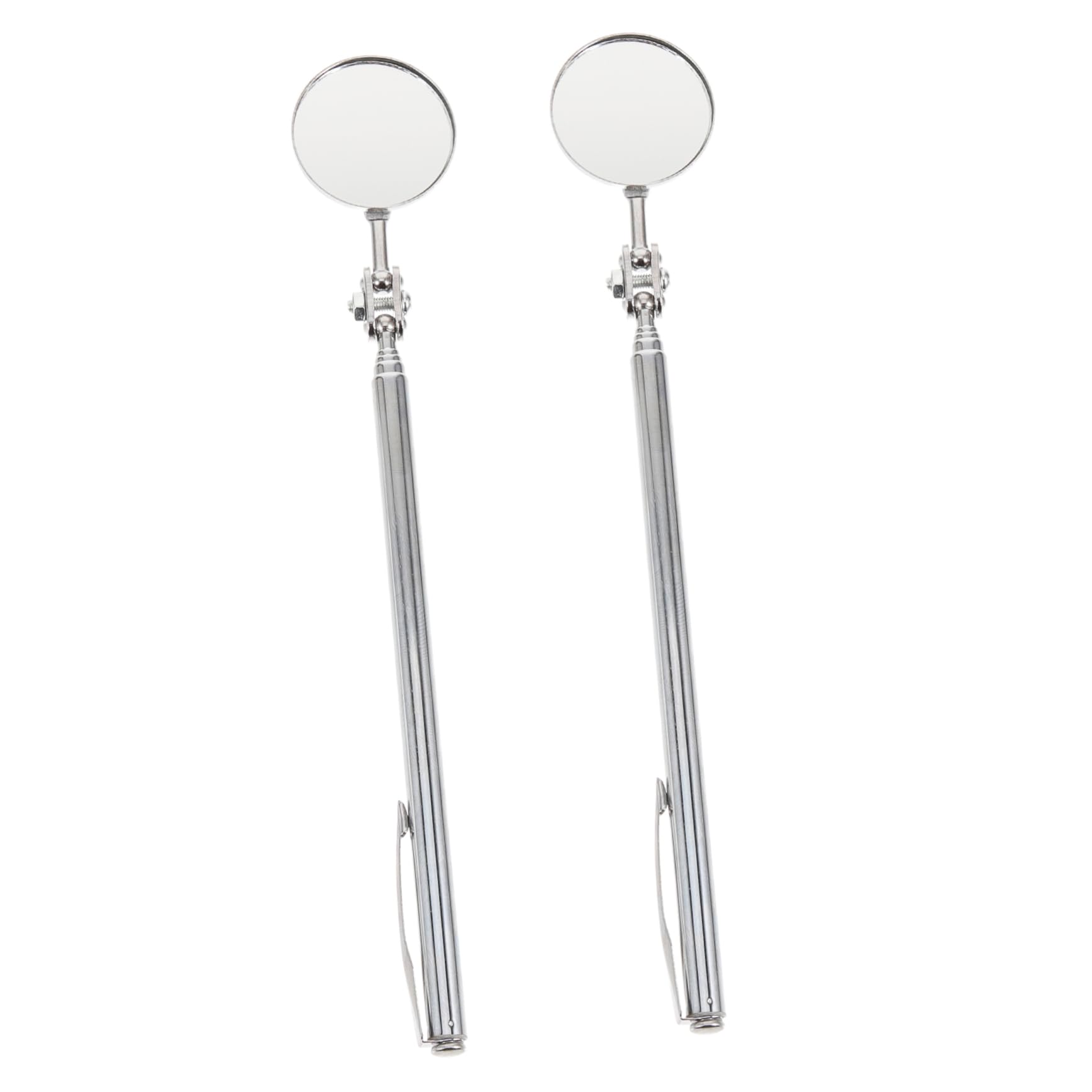 Cabilock Car Telescoping Inspection Mirror Round Swivel Multi-Functional Vehicle Inspection Tool