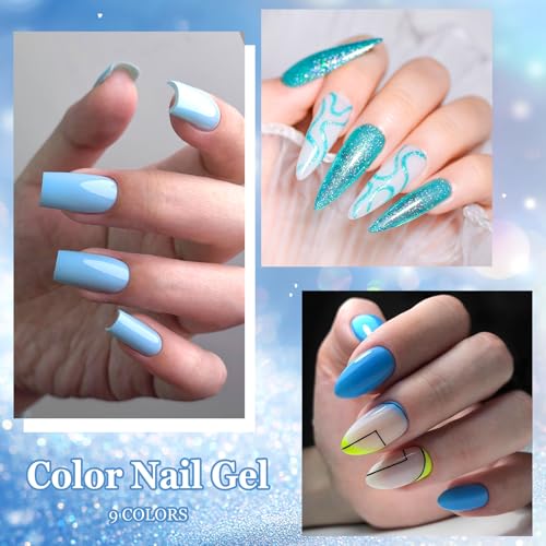 Kit de esmalte en gel MTSSII con lámpara UV LED, set 3 miniatura 5