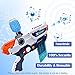 Palonu Gel Water Blaster Ammo Splat Gun Refill (7-8 mm, 8 Pack,50000 Pcs), Gel Water Splatter 7.5mm Blaster Bullets, Compatible with Gel Refill Blaster, Blue,Orange,Green,Light Blue for Ages 14+