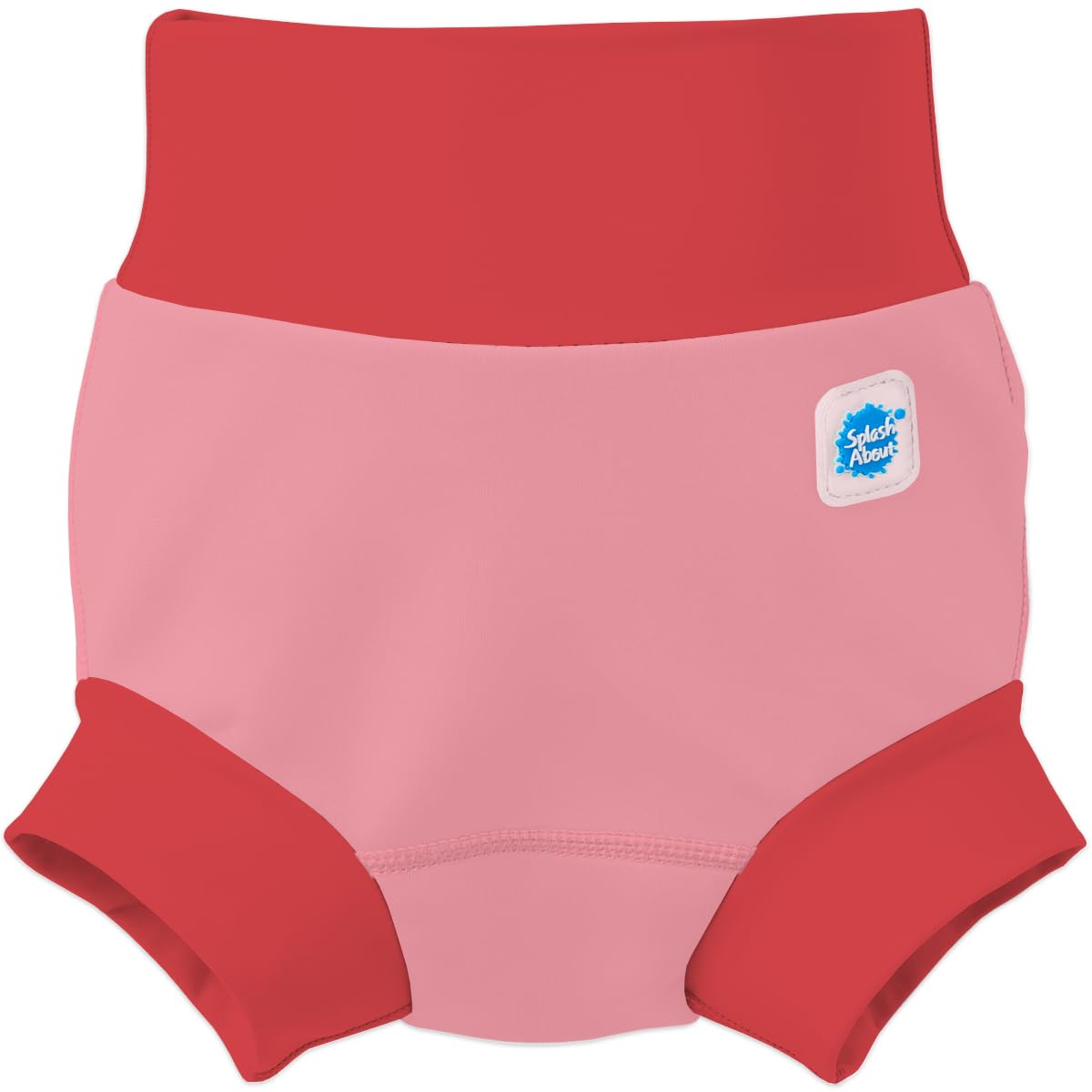 Splash About Happy Nappy Duo Reuseable Swim Nappy for Babies and Toddlers (Pink & Red, 2-3 Years)