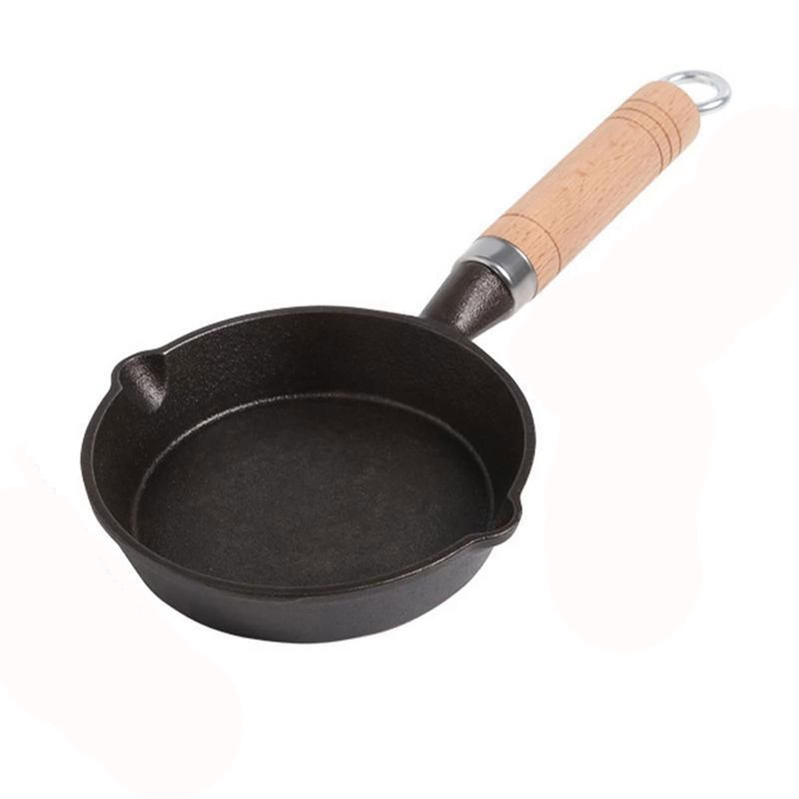 Poêle à Frire en Fonte, Petite poêle à Frire antiadhésive, ustensile de Cuisine, poignée, pré-assaisonnement, Four, cuisinière Domestique,