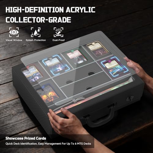 Image of Kabinka MTG Commander Deck Box, Modular 9-in-1 TCG Card Storage Box
