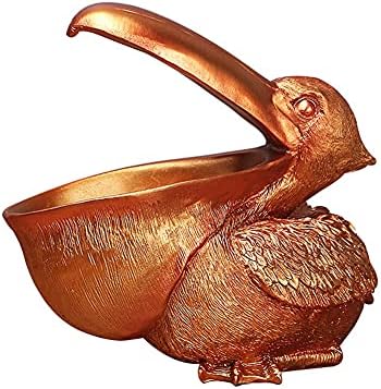 Toucan Key Storage Figurine Pelican Statue Storage Basket Key Bowl Resin Animals Birds Shape Home Interior Decorations Office Decorations