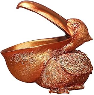 Toucan Key Storage Figurine Pelican Statue Storage Basket Key Bowl Resin Animals Birds Shape Home Interior Decorations Office Decorations