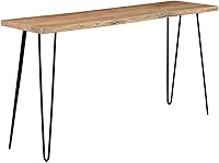 Vista 11 de Jofran Nature's Edge - Mesa de comedor de acacia sólida con altura para mostrador