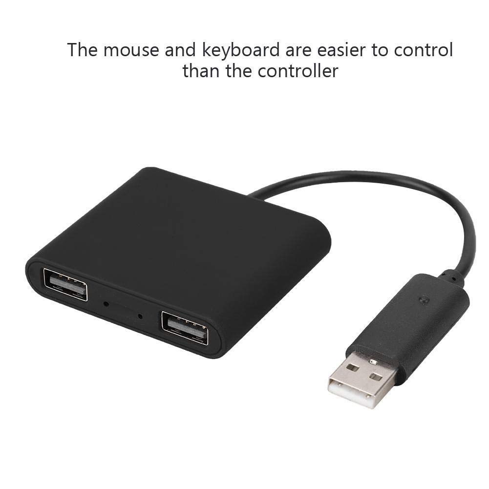 Denash Convertitore mouse tastiera USB per / /, adattatore per console console di gioco, plug and play