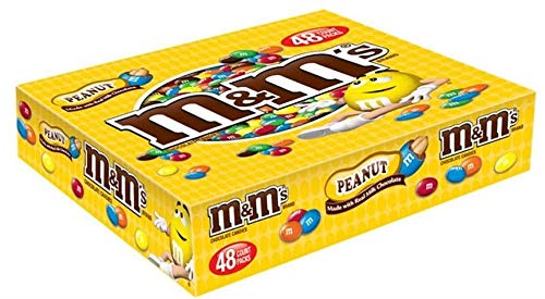M&Ms Peanut Chocolate Candy (1.74 oz. 48 ct.) [並行輸入品] Amazon | M&M's Peanut Chocolate Candy (1.74 oz., 48 ct.) [並行輸入