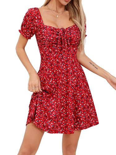 Floral Summer Casual Short Dress