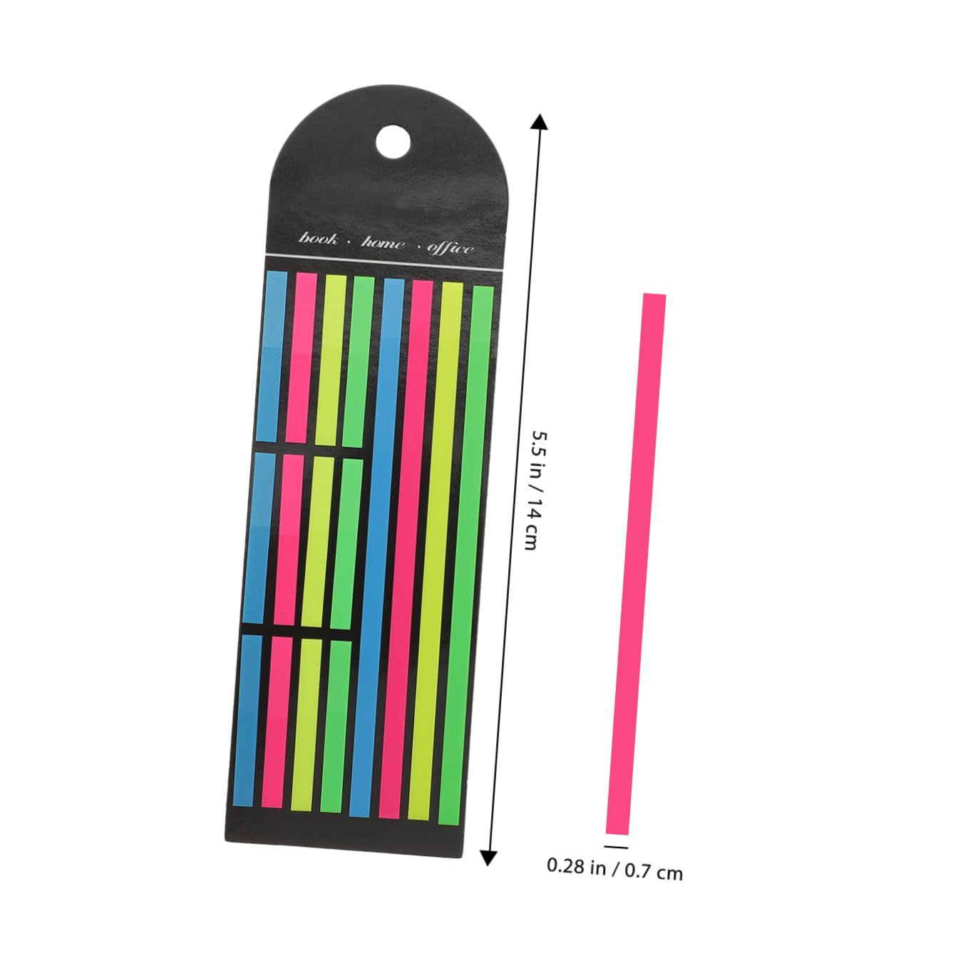 SHINEOFI 4 Sätze Fluoreszierende Indexaufkleber Fluoreszierende Satzmarkierungen Fluoreszierende Tabs Neon Textmarker Fluoreszierende Notizbuch Tabs Seitenmarkierungen 4 Stück * 4