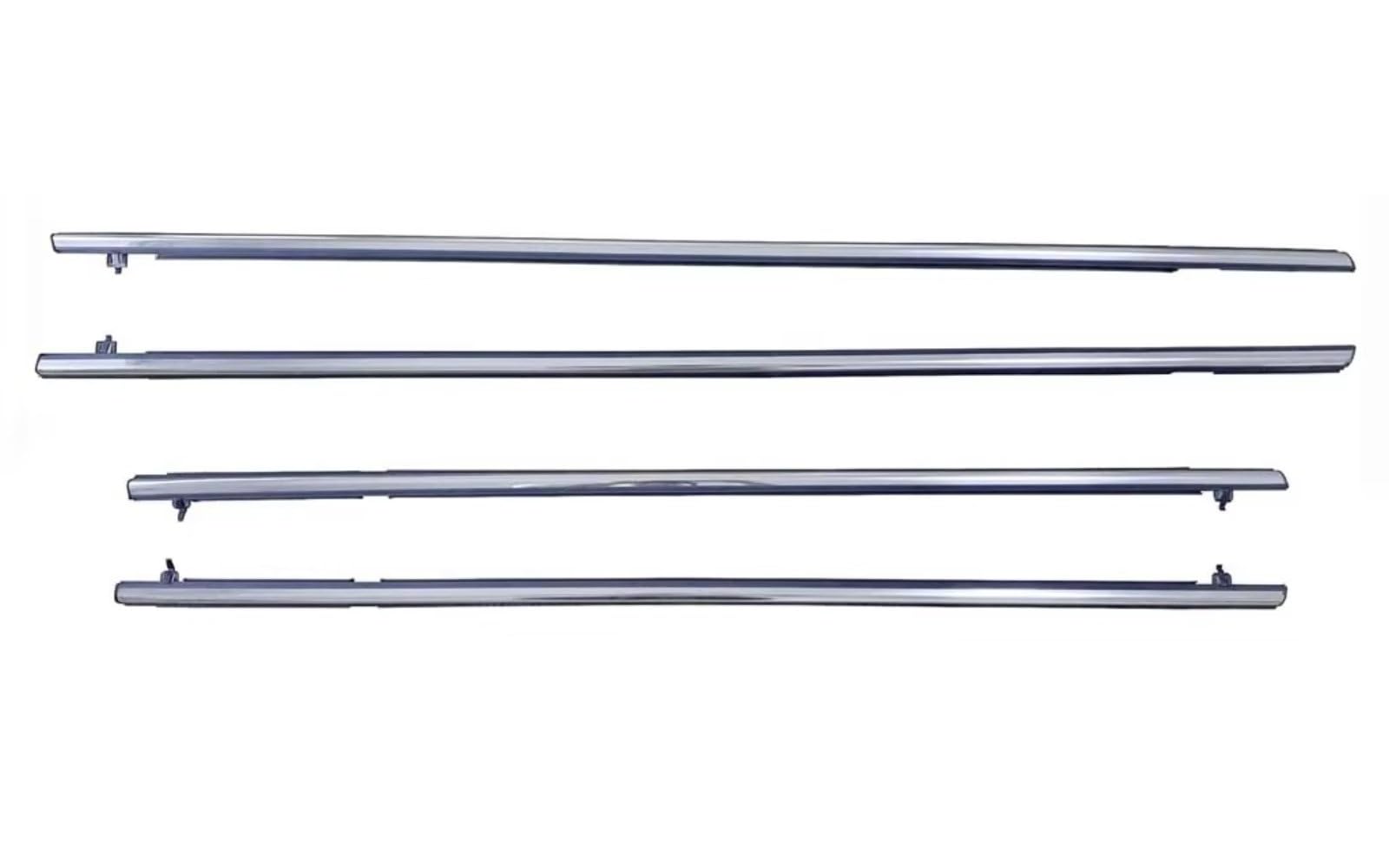 Iukmrt Chrome For Civic 2006 2007 2008 2009 2010 2011 Auto 4 X Outside Window Weatherstrip Seal Belt Weather Strip Moulding Car Door Seal Protector(Chrome)