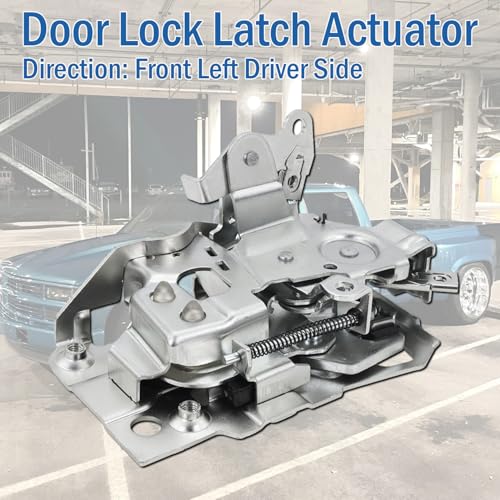 Image of Front Left LH Driver Side Door Lock Latch Actuator 940-102 Compatible with Chevy GMC C1500 C2500 C3500 K1500 K2500 K3500 S10 Safari Yukon Suburban Kodiak Tahoe, Replaces 16631627 16602475