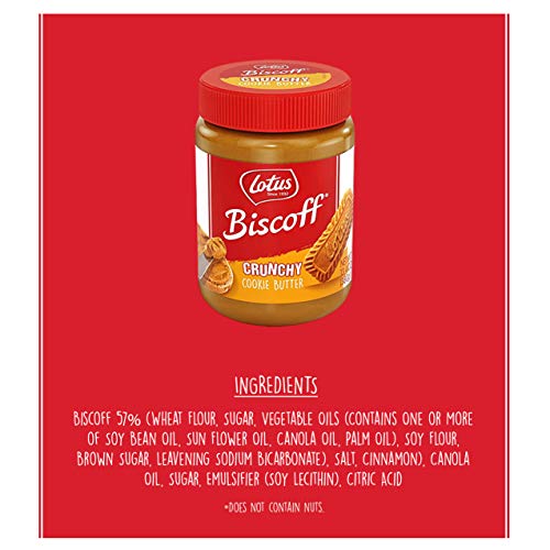 Biscoff Cookie Spread, Crunchy, 13.4 oz Gourmetian