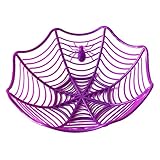Menge: 2 Stück WANGJINGHUA Party DIY. Dekorationen 2 stücke Spinne Web Plastic Obstschüssel Korb Trick oder Treat Bowl Stand Requisiten Dekorationen (Color : Style C)