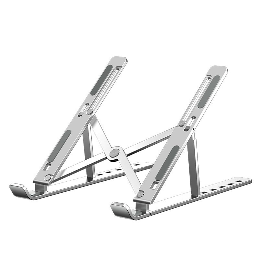 Adjustable Aluminum Laptop Stand Foldable Portable Riser for Desk Computers