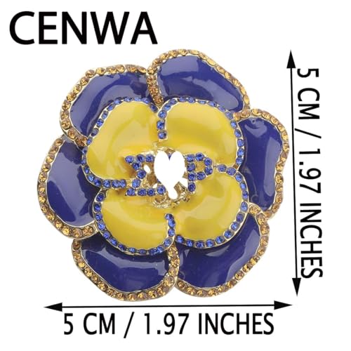 Image of CENWA Sorority Brooch Pin Sorority Gift Sorority Jewelry Gift