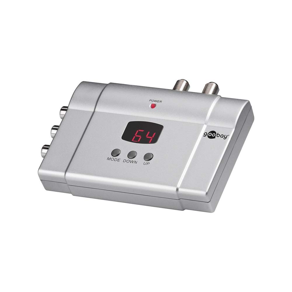 goobay 67249 HF Breitband Stereo Modulator moduliert Audio-/Videosignale in HF Antennensignale