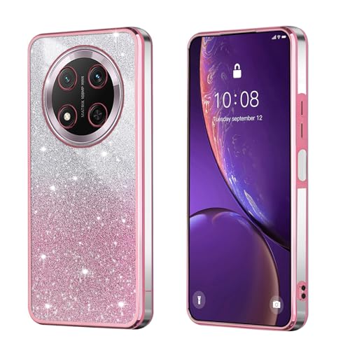 Beejtuny Custodia Per Honor Magic7 Lite/Magic 7 Lite /X9C, Cover Protettiva Trasparente Con Glitter Sfumati, Guscio Paraurti Morbido E Bello, Elegante