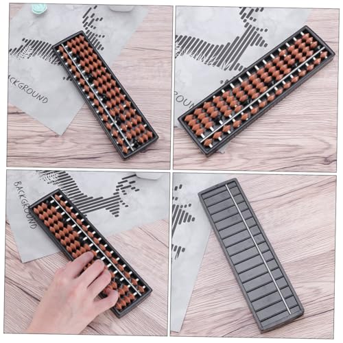Uonlytech 2Pcs Portable Abacuses Counting Tools for Early Math Learning Arithmetic Accessories for Brain and Hand Coordination Development