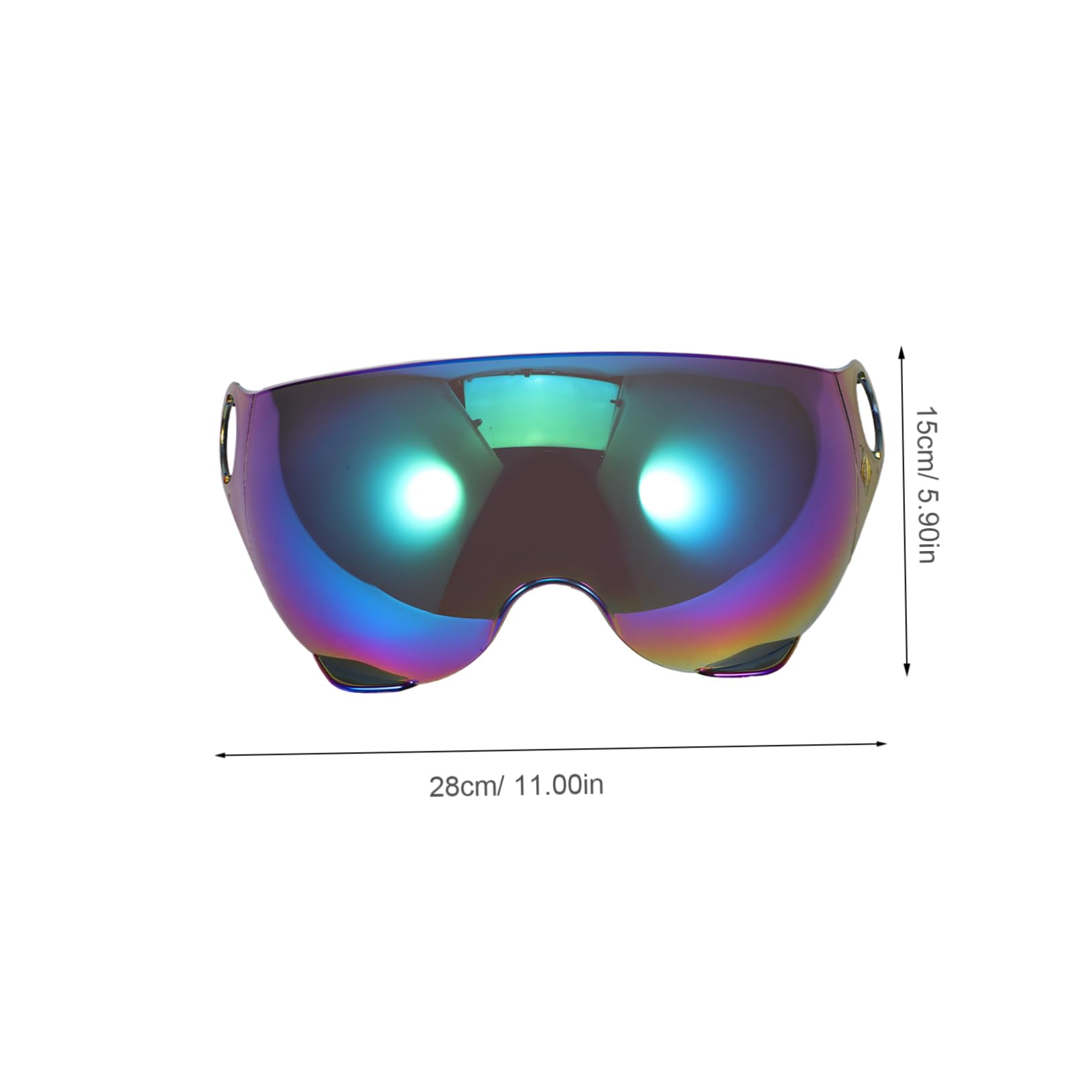 Toyvian Motorcycle Visor Replacement Lightweight Windproof Shield for Vision Long Distance Riding Enhanced Night Visibility Aerodynamic Design Durable and Comfortable