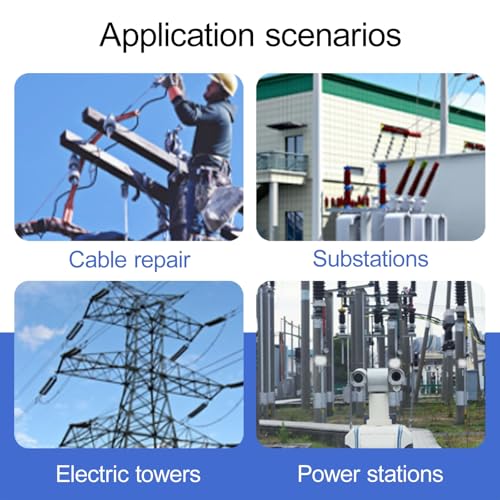 Gancho de rescate aislado contra electrocución con poste epoxi de 18" 8