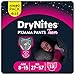 Huggies DryNites hochabsorbierende Nachtwindeln bei Bettnässen, für Mädchen 8-15 Jahre, 52 Stück, Monatspack, Windel-Pants