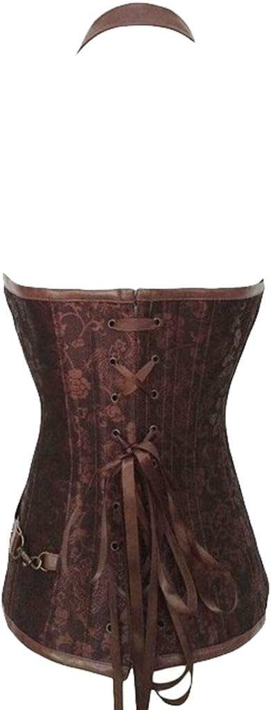 Alivila.Y Fashion Womens Steel Boned Retro Goth Steampunk Corset - Image 3