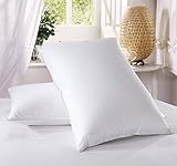 Royal Hotel Bedding Soft Down Pillow, 500 Thread Count 100% Cotton, King Down Pillows, King Size, Soft Pillows, Set of 2