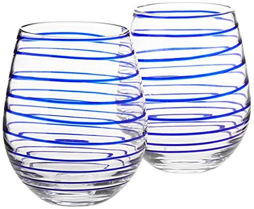 Kate-Spade-New-York-Charlotte-Street-2Pc-Stemless-Wine-Glass-2-Count-Pack-of-1-Blue Kate Spade New York Charlotte Street 2Pc Stemless Wine Glass 2 Count Pack of 1 Blue