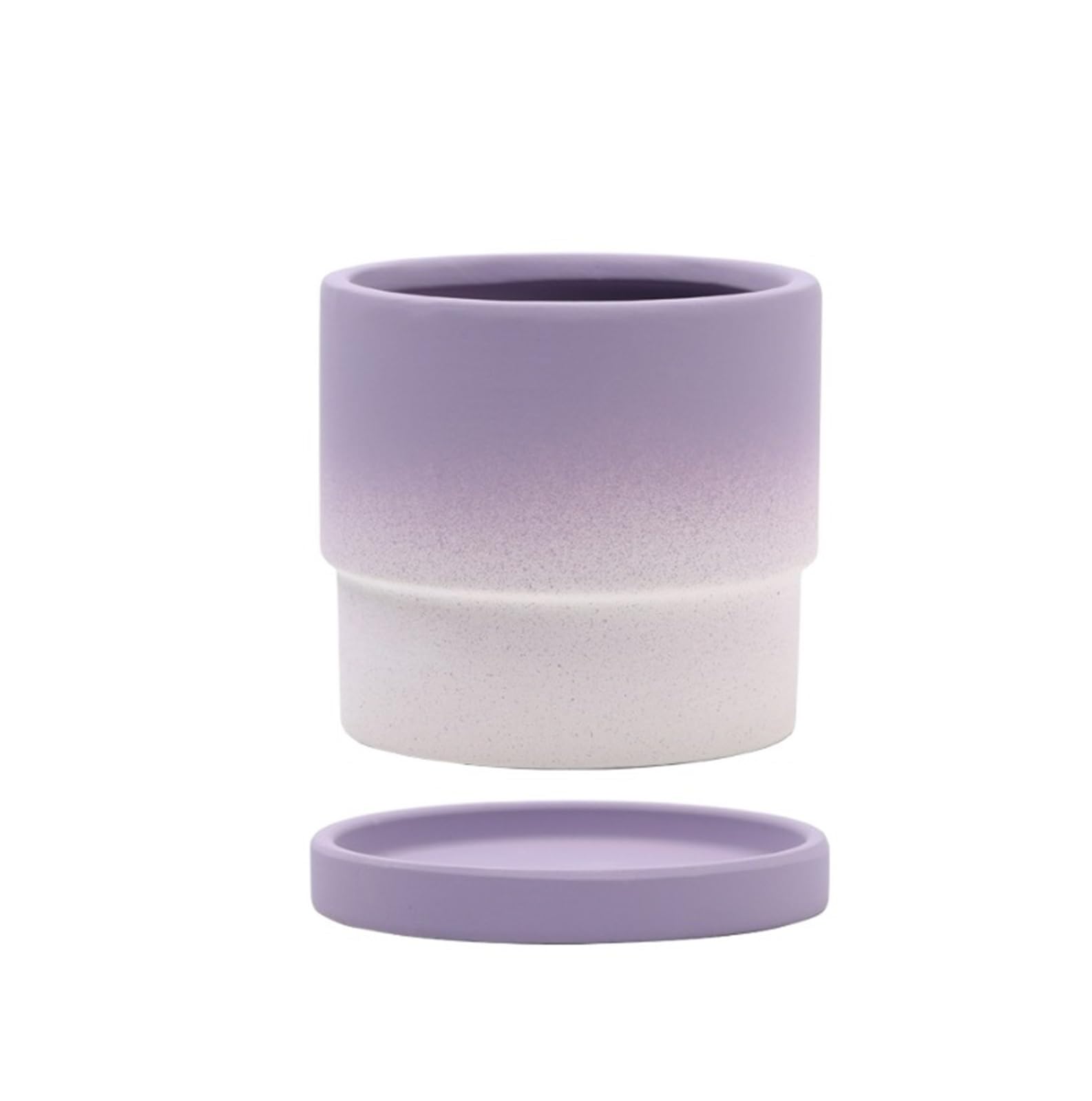 Lkvent Modern Flower Pots with Drainage Holes and Tray plant pots