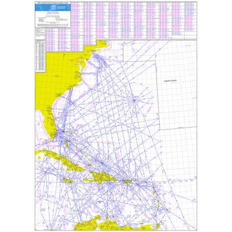 FAA Chart: Western Atlantic Route System Chart miniatura 1
