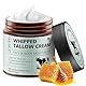 Beef Tallow Skincare, Tallow Balm, Tallow Creme bio, Bio-Rindstalgbalsam mit rohem Honig - Feuchtigkeitscreme für weiche, glatte Haut, 120g/4.2 oz