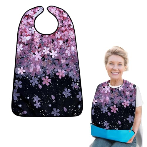 [HiLiBoom] 介護用エプロン 食事用エプロン 介護 介護用品 防水 汚れ防止 高耐久性 立体ポケット お手入れ簡単 よだれかけ 大人用 高齢者