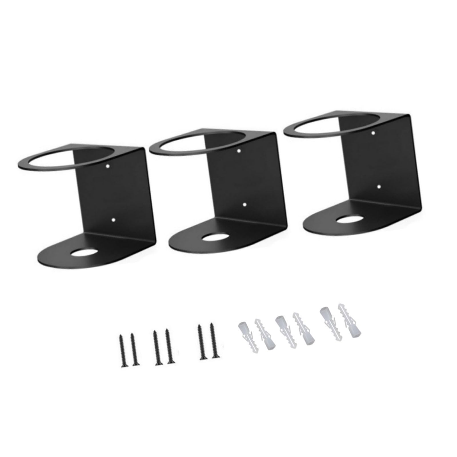 Elnwnnkc 3 Sets Wall Mount Sprayer Bottle Rack Multipurpose Iron Sprayer Can Rack Wall Organizers For Home And Garage Bottle Holder